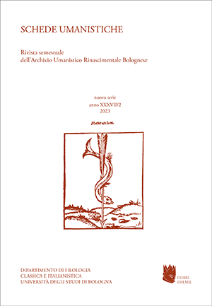 Schede Umanistiche XXXVII/2 2023